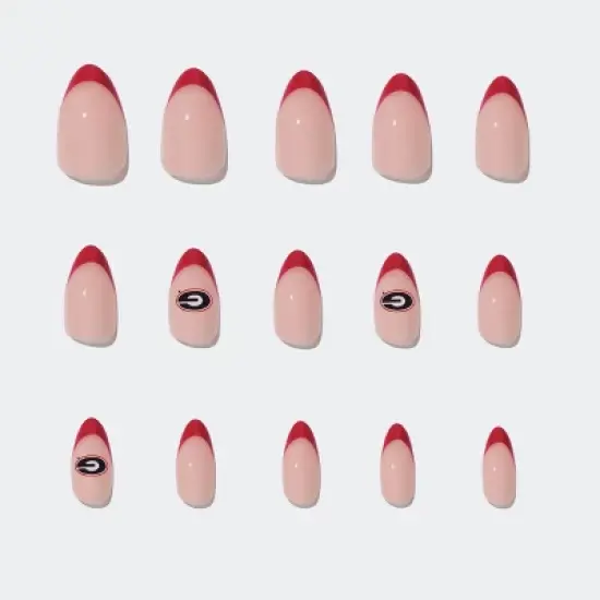 Glamnetic x Fanatics Georgia Bulldogs Press-On Nails - 30ct - Ulta Beauty image {4}