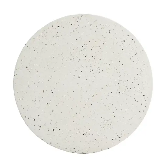 Christopher Knight Home Nikolai Outdoor Handcrafted Lightweight Concrete Side Table image {3}