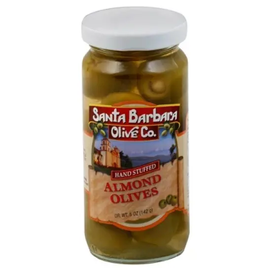 Santa Barbara Almond Olives - Case of 6 - 5 oz. image {1}
