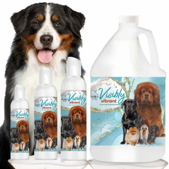 The Blissful Dog Visibly Vibrant Coat Enhancing Dog Shampoo image {5}