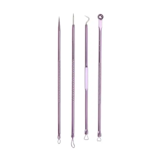 Unique Bargains Heart Facial Pimple Extractor Kit 1 Set image {9}