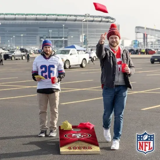 NFL San Francisco 49ers 2'x4' Wood Cornhole Set image {6}