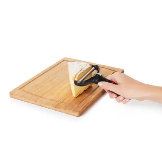 OXO Wire Cheese Slicer with Replaceable Wires: Metal, Dishwasher-Safe, 3 Blades, Black, Kitchen Wire Slicer image {4}