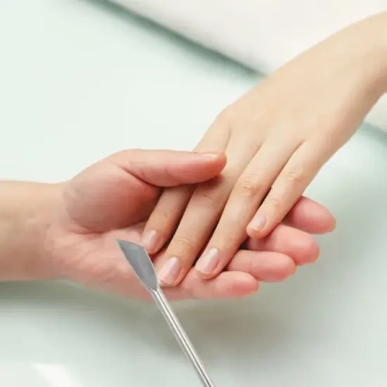 Unique Bargains Multi-function Cuticle Pusher 5.43" Length Silver Tone 1 Pc image {1}