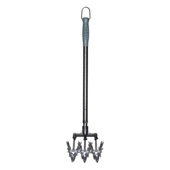 Yard Butler Adjustable Rotary Cultivator Garden Tool - Manual Tiller & Garden Cultivator - IRC-3 image {7}