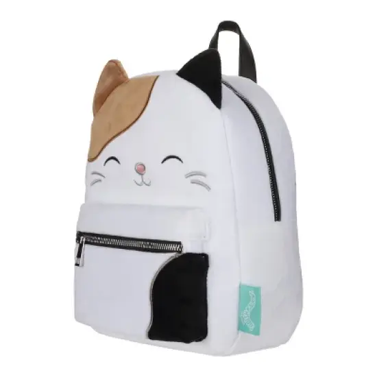 Squishmallows Cam The Cat Faux Fur Mini Backpack Fan Accessory image {2}