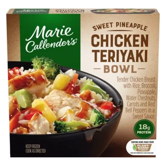 Marie Callender's Frozen Sweet Pineapple Chicken Teriyaki Bowl - 12.3oz image {4}