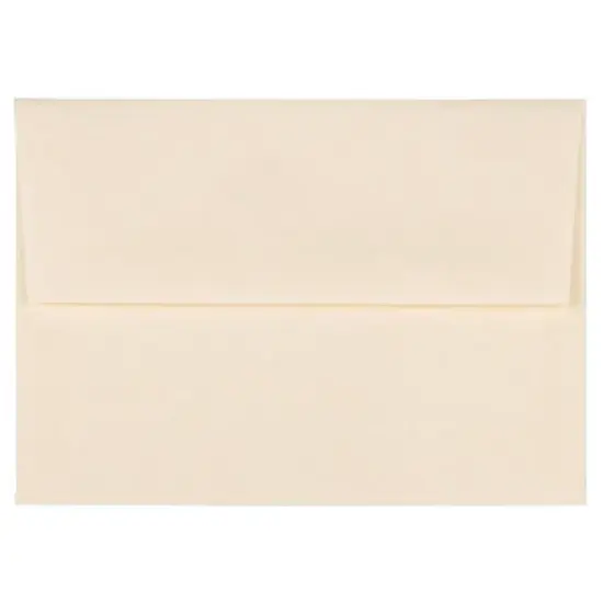 JAM Paper Envelopes A2 50ct Parchment - Natural: 5x7 Mailing, Recycled Content, Gummed Flap, Multicolor Naturals image {3}