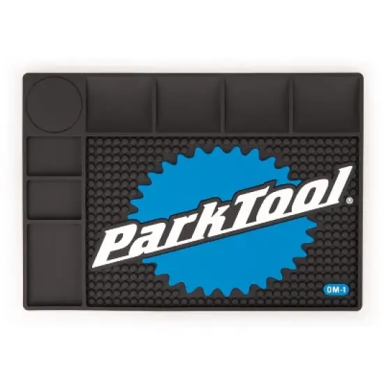 Park Tool OM-1 Bench Mat with Small pockets and dividers Durable PVC Rubber image {2}