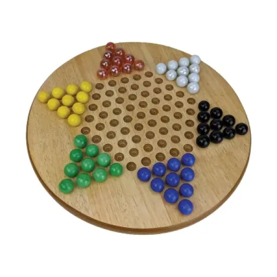 AreYouGame.com Chinese Checkers Board Game: Strategy Game for 2-6 Players, Includes Marbles & Instructions image {5}