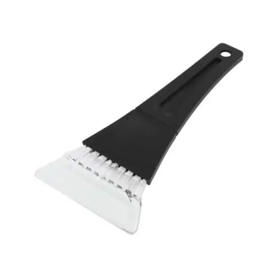 Unique Bargains Universal Car Ice Scraper SUV Snow Frost Remover for Car Truck RV Windscreen Plastic Black 1pc image {6}