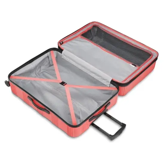 American Tourister NXT Checkered Hardside Carry On Spinner Suitcase image {3}