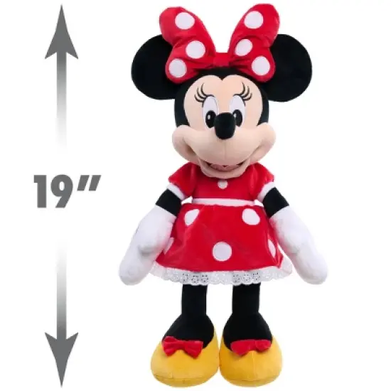 Disney Minnie Red Plush: Polyester Stuffed Mouse Character image {2}