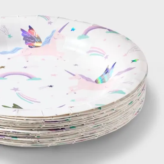 20ct Unicorn Snack Plates - Spritz&trade; image {2}