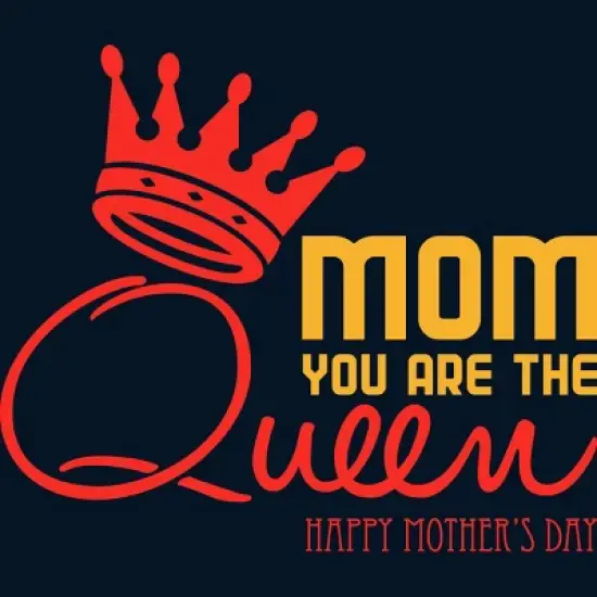 Men's Design By Humans Mother's Day Mom You Are The Queen By tmsarts Tank Top image {1}