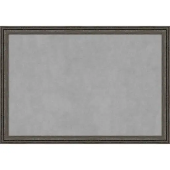 39"x27" Upcycled Framed Magnetic Board Brown/Gray - Amanti Art image {10}