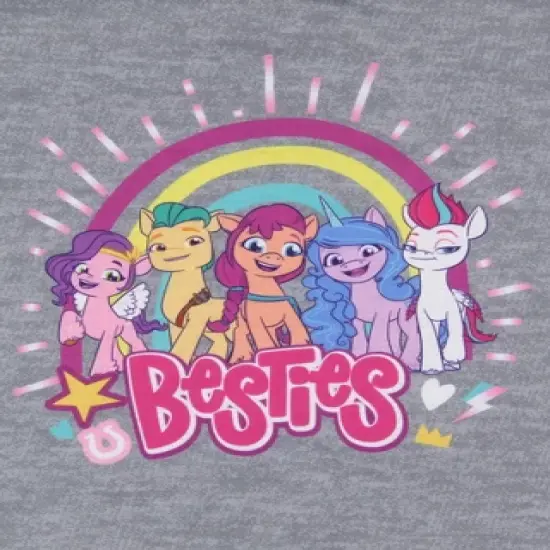 My Little Pony: A New Generation Girls' Sunny Starscout Friends Pajama Set Grey image {3}