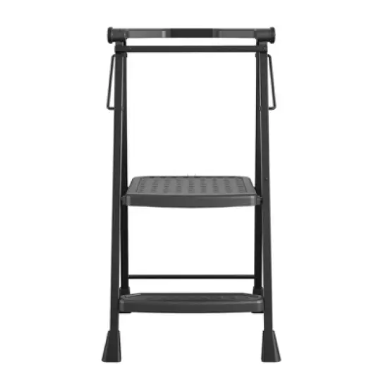 COSCO 2-Step Kitchen Stepper&trade; Folding Steel and Resin Step Stool image {3}