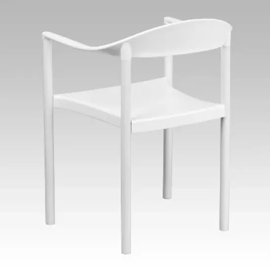Flash Furniture HERCULES Series 1000 lb. Capacity Plastic Cafe Stack Chair image {6}