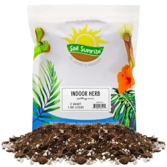 Soil Sunrise Indoor Herb Planter Potting Mix, for Container Gardening image {8}