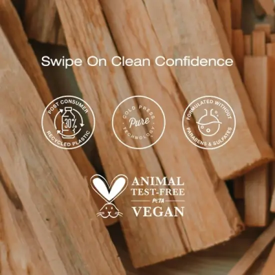 Raw Sugar Simply Deo Solid Deodorant - Santal + Verbena - 2.7oz image {3}