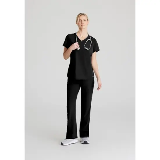 Skechers Vitality By Barco Women's Aura 3-Pocket Notched V-Neck Scrub Top image {1}