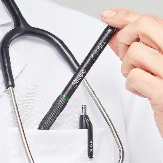 Sharpie S-Gel S-Gel Retractable Gel Pen Bold 1 mm Blue Ink 2096187 image {5}