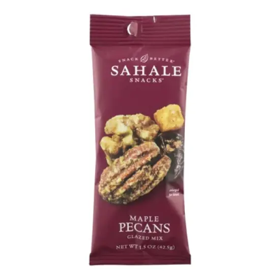 Sahale Snacks Maple Pecans Glazed Mix - Case of 9/1.5 oz image {1}
