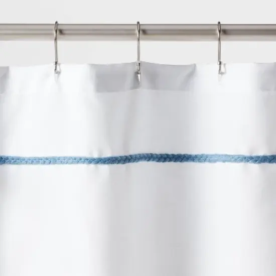 Multi Striped with Tassels Kids' Shower Curtain - Pillowfort&trade; image {2}