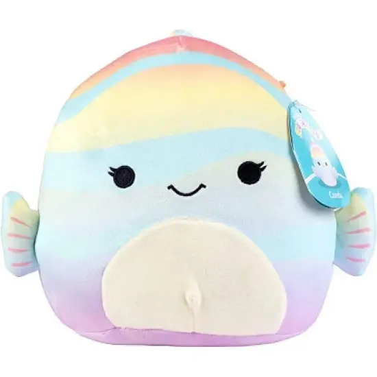 Squishmallow New 8" Canda The Rainbow Fish - Official Kellytoy 2022 Plush - Soft and Squishy Fish Stuffed Animal Toy - Great Gift for Kids image {1}