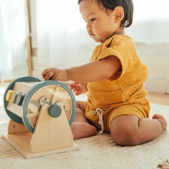 Wonder & Wise Wooden Activity Shape Roller image {1}