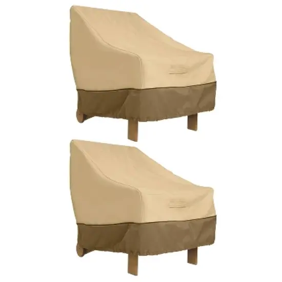 Classic Accessories  Veranda Water-Resistant Adirondack 1pc Furniture Cover Beige image {11}