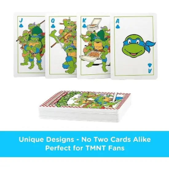 Aquarius Puzzles Teenage Mutant Ninje Turtles Pizza Playing Cards image {2}