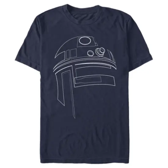 Men's Star Wars R2-D2 Outline T-Shirt image {6}