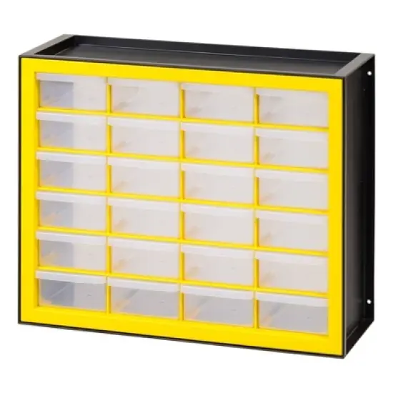 IRIS Drawer Parts Cabinet Black/Yellow image {12}
