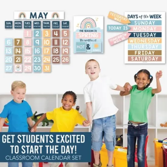 Hadley Designs Boho Circle Time Bulletin Board Calendar for Classroom image {6}