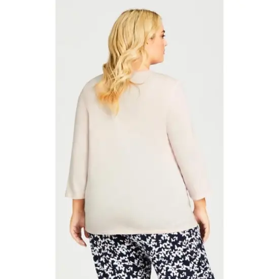 Women's Plus Size Love Sleep Top - pearl | AVENUE image {2}