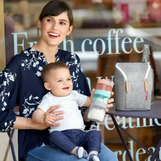 Skip Hop Grab & Go Stackable Formula to Food Container Set image {1}