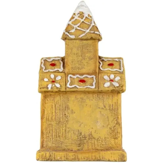 Northlight LED Lighted Gingerbread House with Icing Accents Christmas Decoration - 16" image {6}