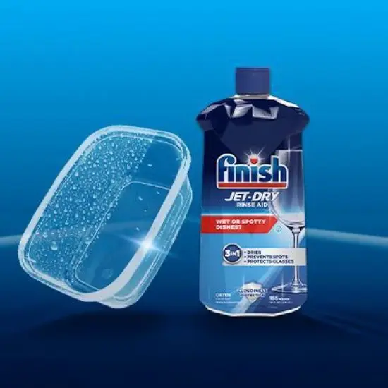 Finish Quantum Dishwasher Detergent and Jet Dry Rinse Aid 80 Wash Cycle Bundle image {4}
