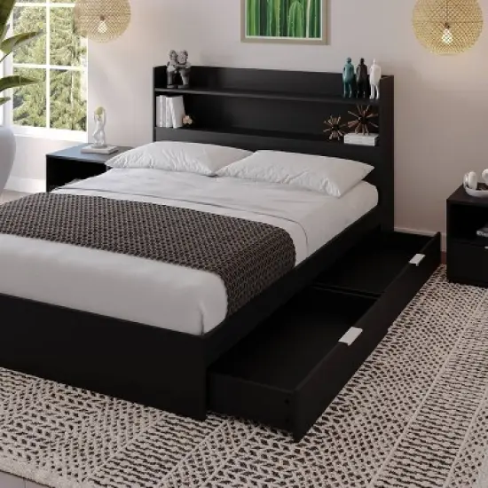 Nexera 4pc Full Hunter Bedroom Set image {7}