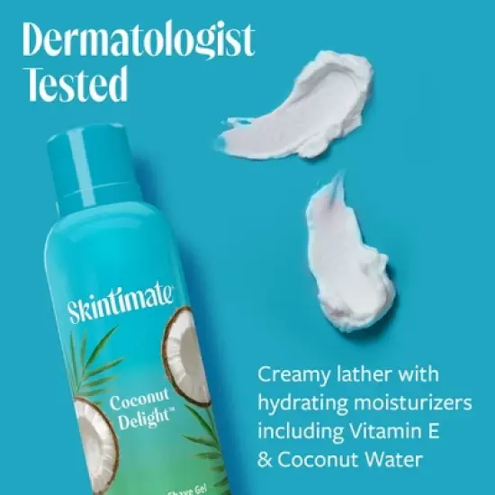 Skintimate Coconut Delight Shaving Cream and Gel - 7oz image {2}