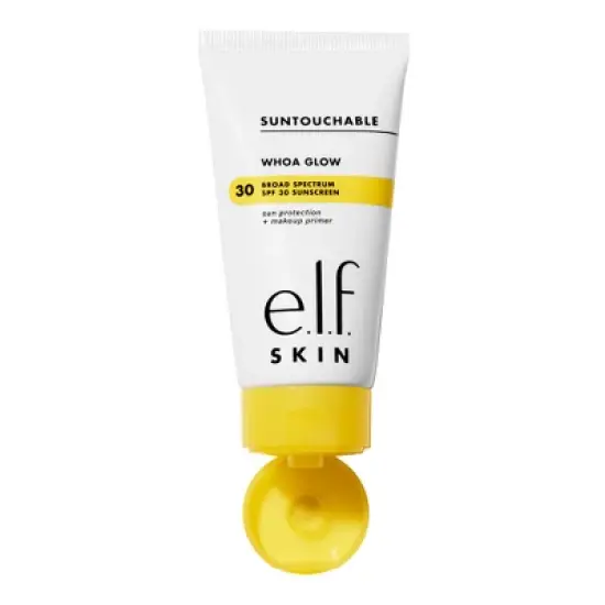 e.l.f. SKIN Suntouchable Whoa Glow Sunscreen & Primer - SPF 30 - 1.69 fl oz image {10}