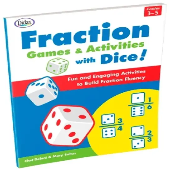 Didax Fraction Games & Activities with Dice, Grades 3 to 5 image {1}
