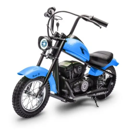 Electric Dirt Bike for Kids: 15MPH, 150lb Max, 24V/300W Motor, 2-Speed, LED Lights, Air Tires image {9}