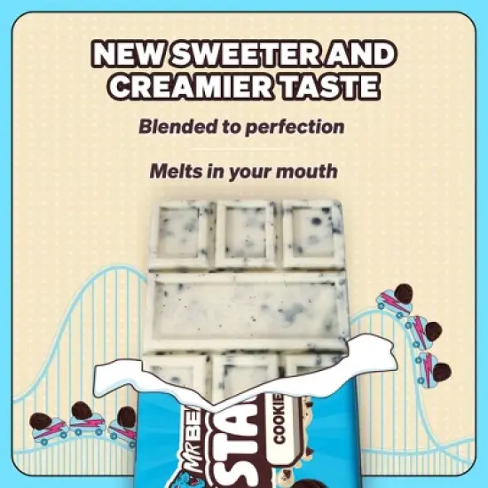 Feastables MrBeast Cookies and Cream Chocolate Bar - 60g image {2}
