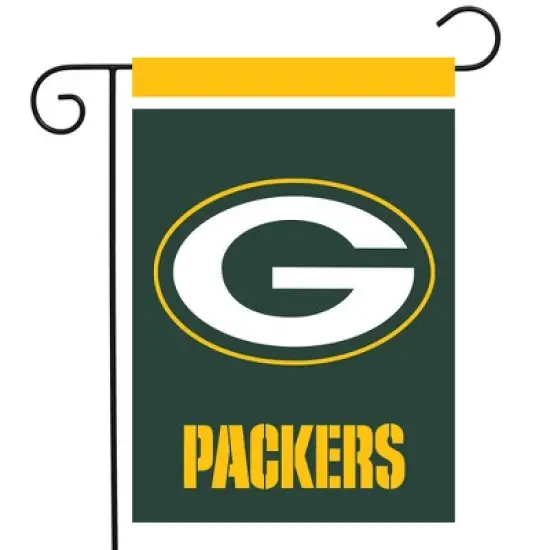 Briarwood Lane Green Bay Packers Garden Flag NFL Licensed 18" x 12.5" image {1}