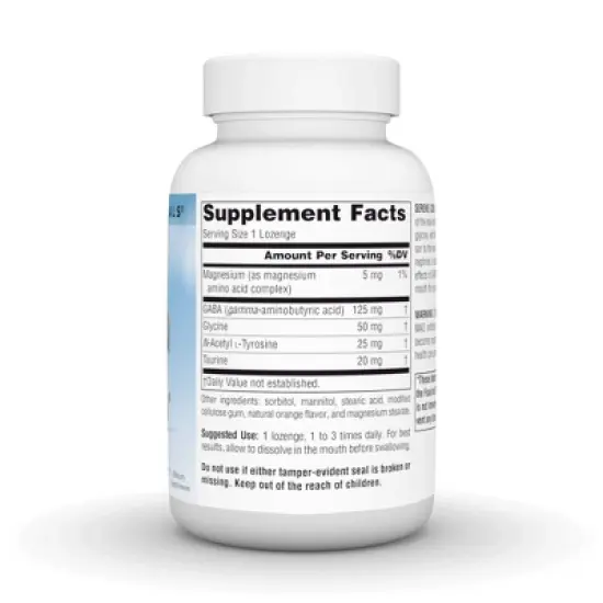 GABA Calm Sublingual-Orange by Source Naturals, Inc.  -  120 Lozenge image {1}