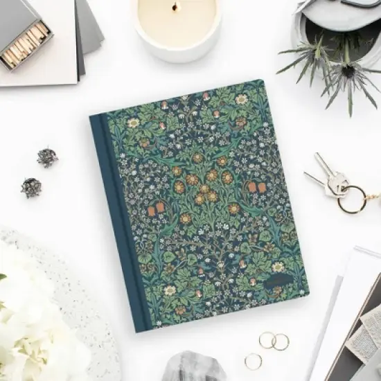Morris & Co. by Blue Sky 8"x10" 2026&nbsp;Weekly/Monthly Bookbound Planner Hardcover Blackthorn Floral image {1}