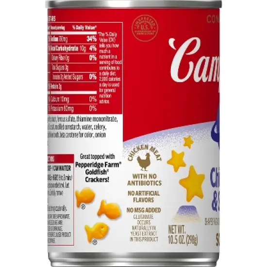 Campbell's Condensed Chicken & Stars Soup - 10.5oz image {12}